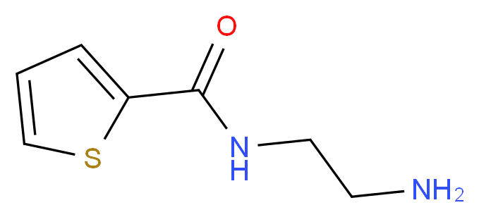 N-(2-aminoethyl)thiophene-2-carboxamide_分子结构_CAS_58827-15-9)