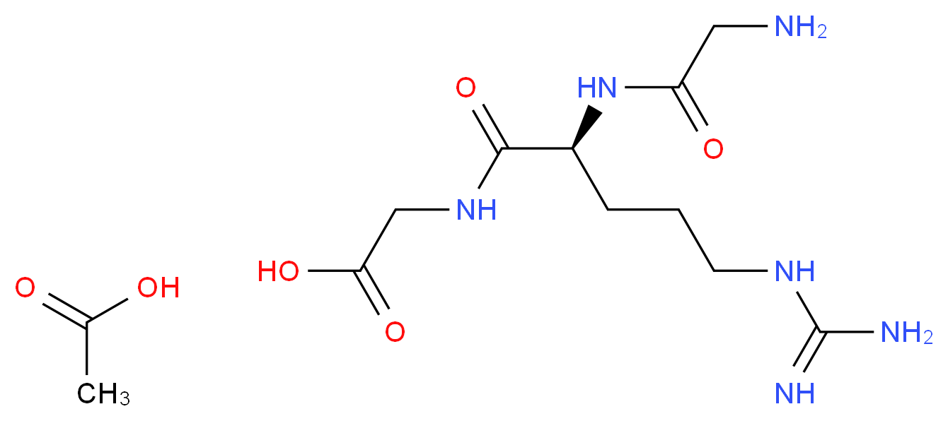 Gly-Gly-Arg acetate salt_分子结构_CAS_55033-48-2)