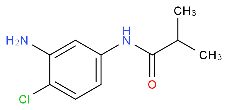 N-(3-Amino-4-chlorophenyl)-2-methylpropanamide_分子结构_CAS_916813-19-9)