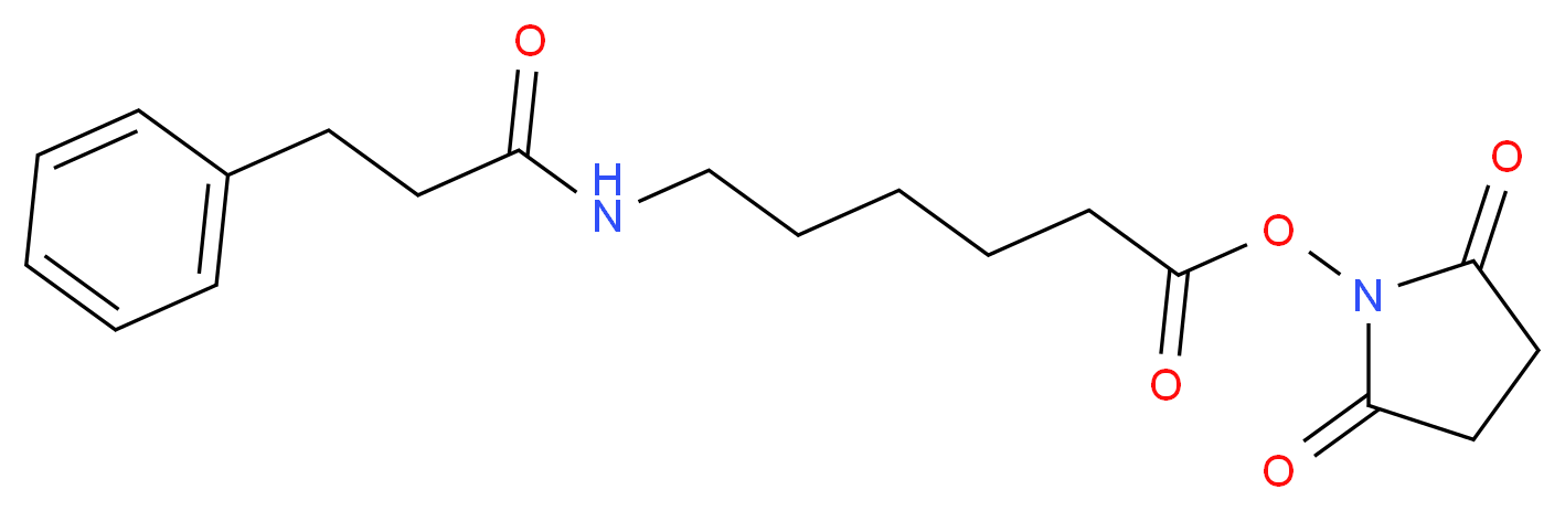 N-Dihydrocinnamoylaminocaproic Acid N-Hydroxysuccinimide Ester_分子结构_CAS_334616-48-7)