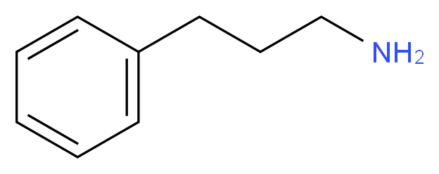 3-Phenylpropylamine 98%_分子结构_CAS_2038-57-5)