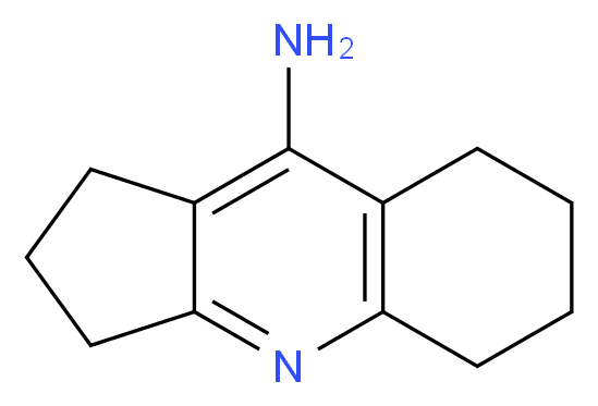 2,3,5,6,7,8-Hexahydro-1H-cyclopenta[b]quinolin-9-ylamine_分子结构_CAS_)