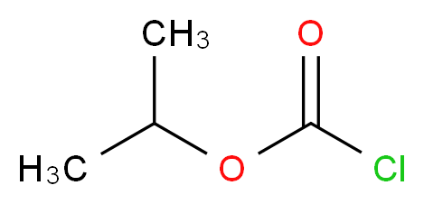 氯甲酸异丙酯 溶液_分子结构_CAS_108-23-6)