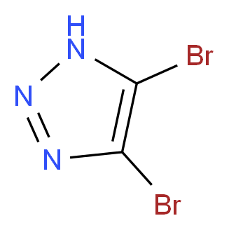 4,5-Dibromo-1H-1,2,3-triazole_分子结构_CAS_15294-81-2)