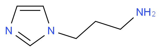 1-(3-Aminopropyl)imidazole_分子结构_CAS_5036-48-6)