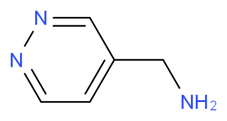pyridazin-4-ylmethanamine_分子结构_CAS_519020-42-9