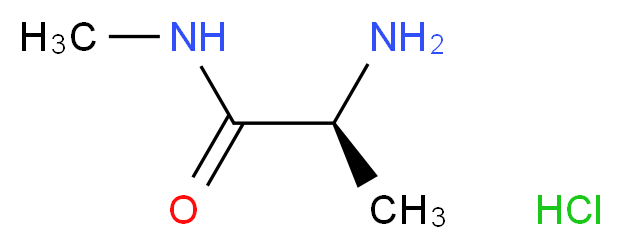 (S)-2-amino-N-methylpropanamide hydrochloride_分子结构_CAS_)
