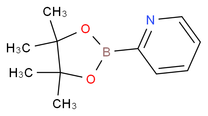 Pyridine-2-boronic acid, pinacol ester_分子结构_CAS_874186-98-8)