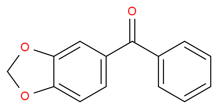 5-benzoyl-2H-1,3-benzodioxole_分子结构_CAS_54225-86-4