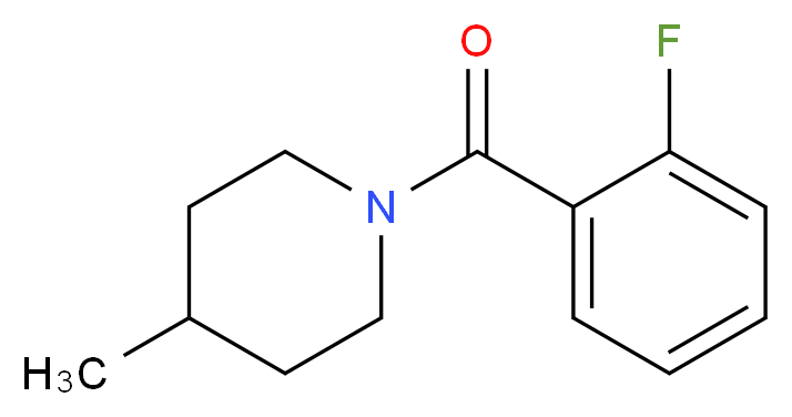 1-(2-Fluorobenzoyl)-4-methylpiperidine_分子结构_CAS_346719-56-0)