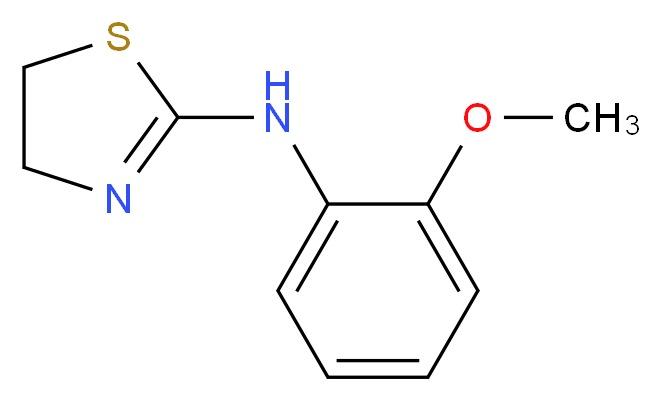 N-(2-methoxyphenyl)-4,5-dihydro-1,3-thiazol-2-amine_分子结构_CAS_103151-15-1