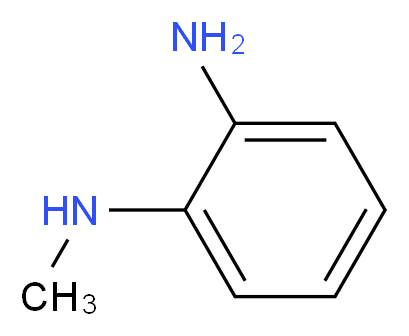 1-N-methylbenzene-1,2-diamine_分子结构_CAS_25148-68-9