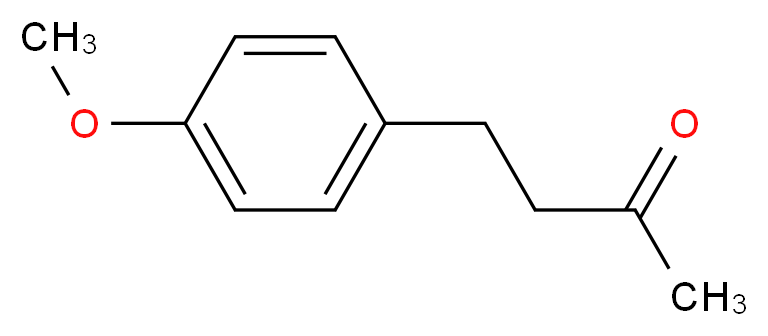 1-(p-METHOXYPHENYL)-3-BUTANONE_分子结构_CAS_)