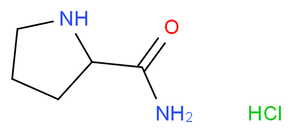 pyrrolidine-2-carboxamide hydrochloride_分子结构_CAS_115630-49-4