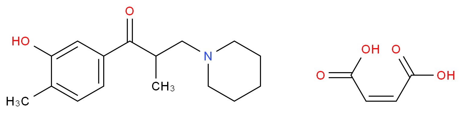 3-Hydroxy Tolperisone Maleate_分子结构_CAS_283585-02-4)