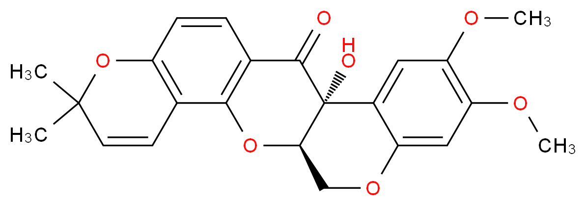 Tephrosin_分子结构_CAS_76-80-2)