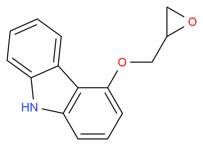 4-(2,3-Epoxypropoxy)carbazole_分子结构_CAS_51997-51-4)