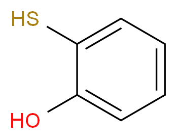 2-sulfanylphenol_分子结构_CAS_1121-24-0