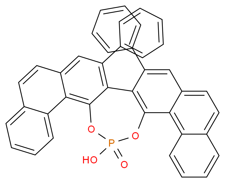 (R)-(-)-VAPOL 磷酸氢酯_分子结构_CAS_871130-18-6)