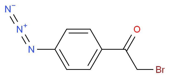 4-AZIDOPHENACYL BROMIDE_分子结构_CAS_57018-46-9)