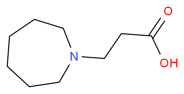 3-Azepan-1-yl-propionic acid_分子结构_CAS_730996-05-1)