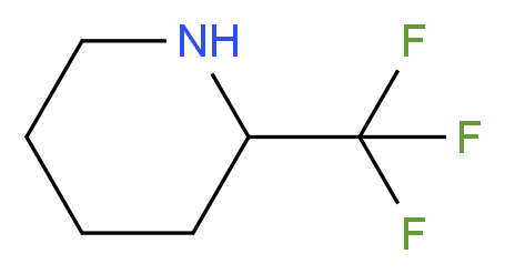 2-(trifluoromethyl)piperidine_分子结构_CAS_154630-93-0