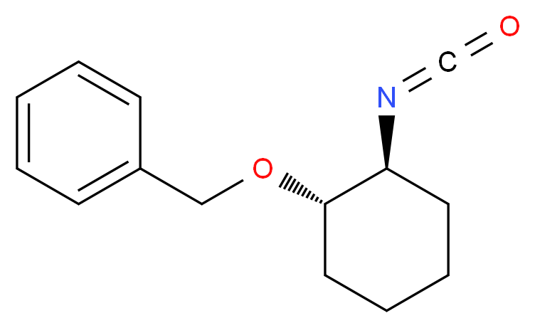 ({[(1S,2S)-2-isocyanatocyclohexyl]oxy}methyl)benzene_分子结构_CAS_361392-21-4