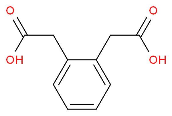 2,2'-(1,2-Phenylene)diacetic acid_分子结构_CAS_7500-53-0)