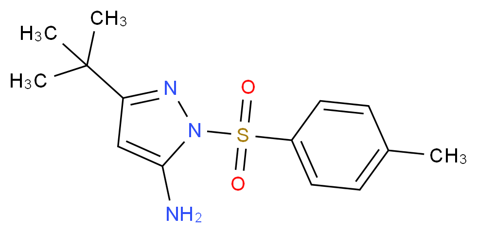 5-tert-Butyl-2-p-tolyl-2H-pyrazol-3-ylamine_分子结构_CAS_285984-25-0)