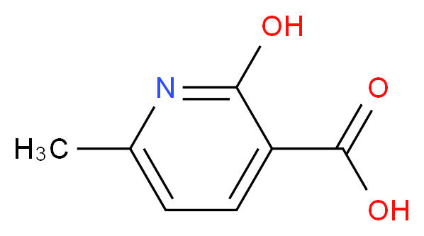 2-hydroxy-6-methylnicotinic acid_分子结构_CAS_38116-61-9)