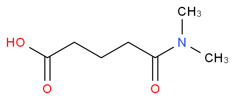 5-(Dimethylamino)-5-oxopentanoic acid_分子结构_CAS_)