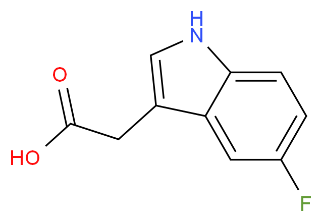 5-FLUOROINDOLE-3-ACETIC ACID_分子结构_CAS_443-73-2)