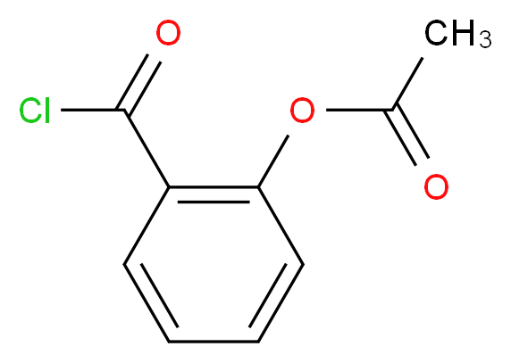 O-乙酰基水杨酰氯_分子结构_CAS_5538-51-2)