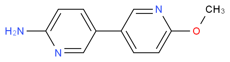 6'-methoxy-3,3'-bipyridin-6-amine_分子结构_CAS_945375-78-0)