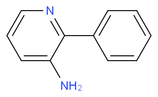 3-Amino-2-phenylpyridine_分子结构_CAS_101601-80-3)