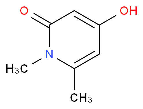 4-hydroxy-1,6-dimethyl-1,2-dihydropyridin-2-one_分子结构_CAS_6052-75-1