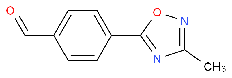 4-(3-methyl-1,2,4-oxadiazol-5-yl)benzaldehyde_分子结构_CAS_876316-27-7)