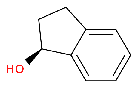 (1S)-2,3-dihydro-1H-inden-1-ol_分子结构_CAS_25501-32-0