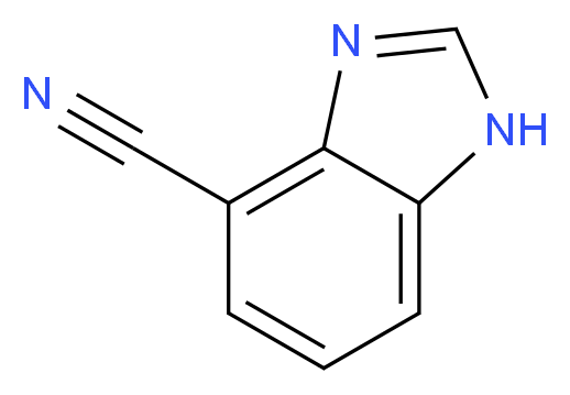 1H-Benzo[d]imidazole-4-carbonitrile_分子结构_CAS_64574-21-6)