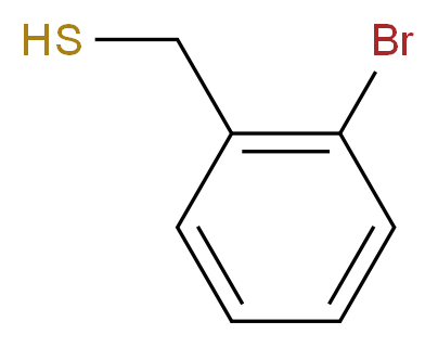 2-溴苄硫醇_分子结构_CAS_143888-85-1)