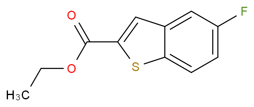 Ethyl 5-fluorobenzo[b]thiophene-2-carboxylate_分子结构_CAS_154630-32-7)