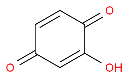 2-hydroxycyclohexa-2,5-diene-1,4-dione_分子结构_CAS_2474-72-8