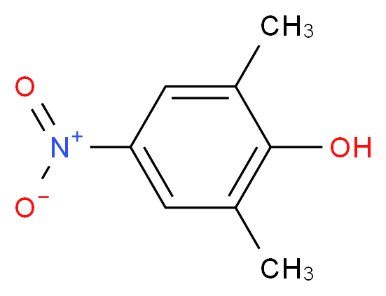 2,6-二甲基-4-硝基苯酚_分子结构_CAS_2423-71-4)