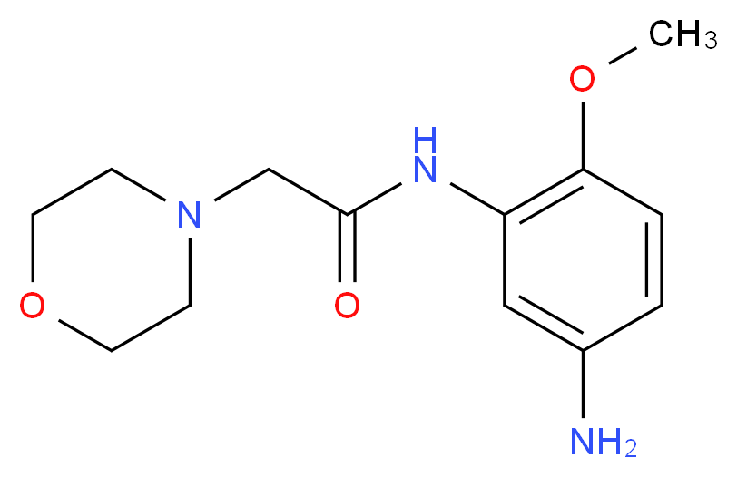 N-(5-Amino-2-methoxy-phenyl)-2-morpholin-4-yl-acetamide_分子结构_CAS_)