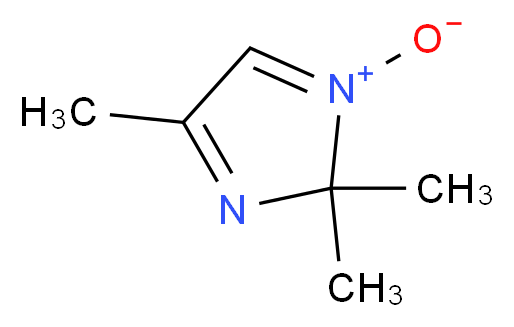 2,2,4-三甲基-2H-咪唑 1-氧化物_分子结构_CAS_136440-22-7)