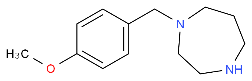 1-(4-methoxybenzyl)-1,4-diazepane_分子结构_CAS_)