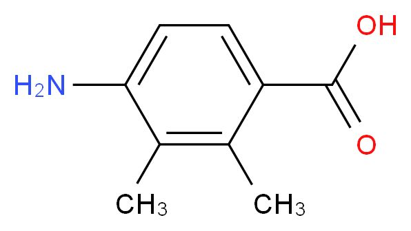 4-Amino-2,3-dimethyl-benzoic acid_分子结构_CAS_5628-44-4)