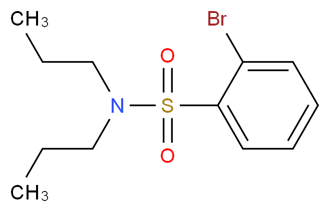 2-Bromo-N,N-di-n-propylbenzenesulfonamide_分子结构_CAS_)