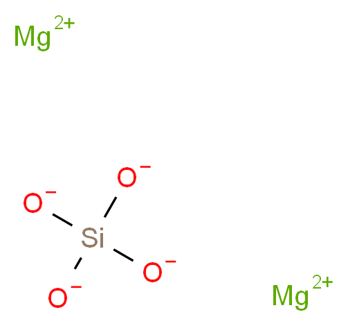 硅酸镁_分子结构_CAS_1343-88-0)