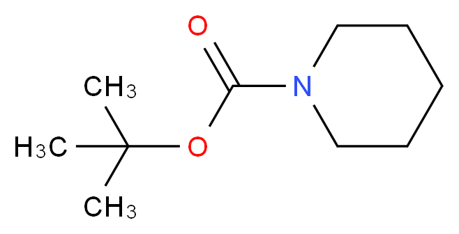 1-Boc-哌啶_分子结构_CAS_75844-69-8)